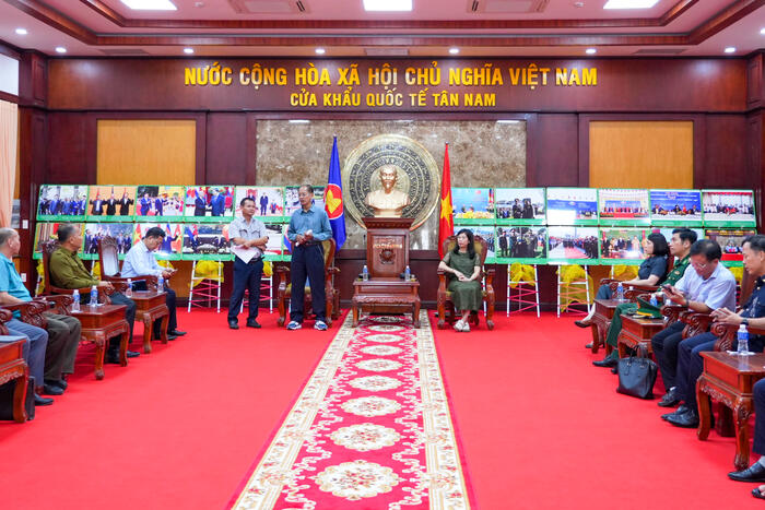 Khảo sát thực tế tại cặp cửa khẩu quốc tế Tân Nam và Meun Chey